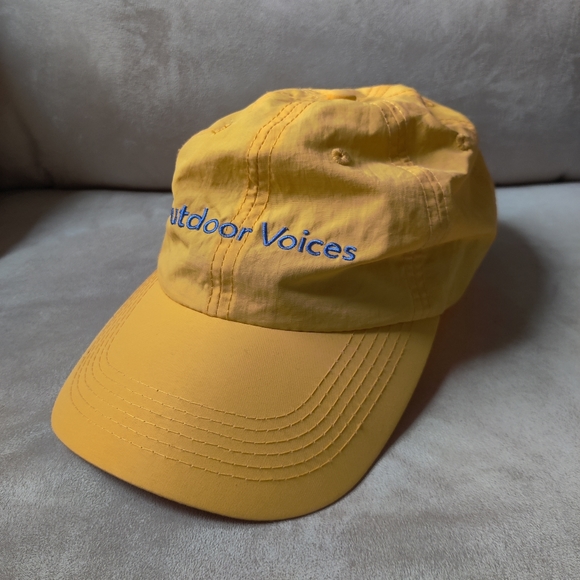Outdoor Voices Accessories - *OUTDOOR VOICES* Yellow Boston Cap